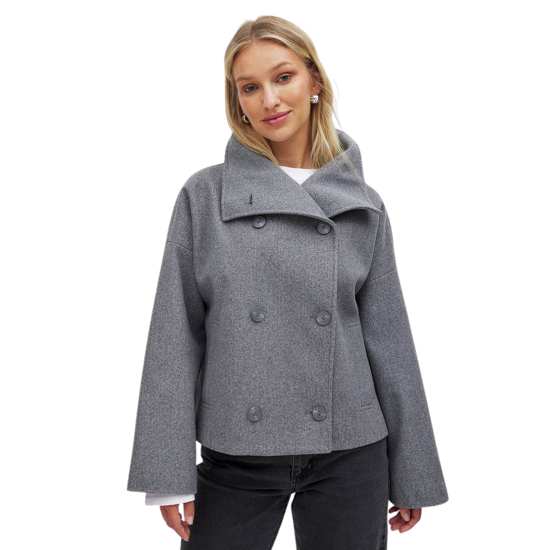 Sera Cropped Trench Coat