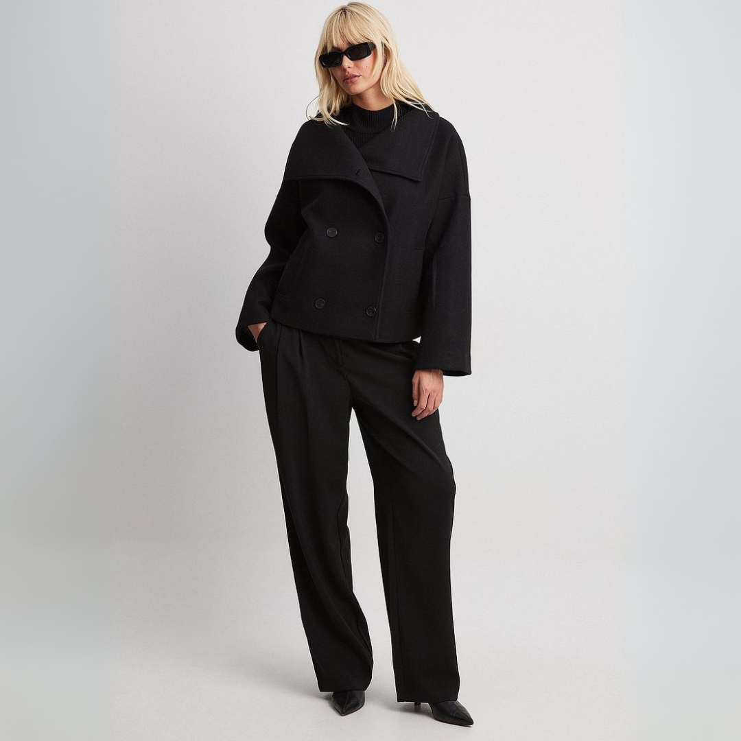 Sera Cropped Trench Coat